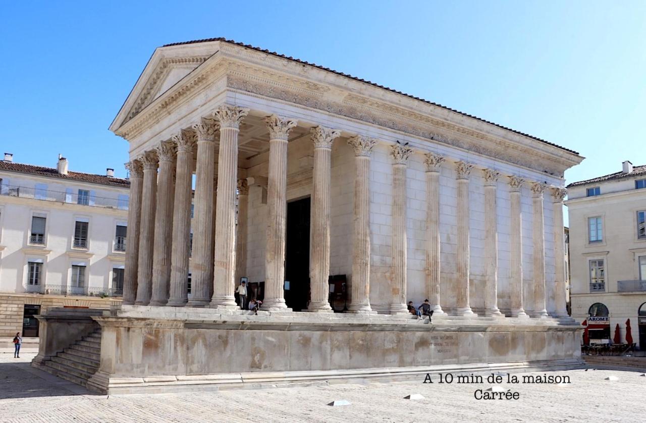 Duplex Montcalm Centre Ville 500M Des Arenes De Nîmes Exterior foto